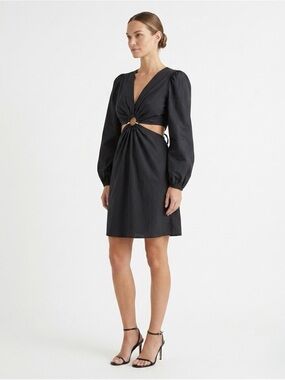 [House of Harlow 1960] Black Cut Out Dress
